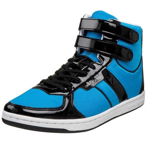 Black and Blue | High tops for men, Comfortable mens shoes, Cool high tops