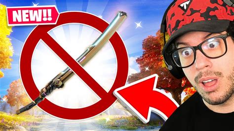 They just BANNED the KINETIC BLADE in Fortnite... - YouTube