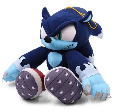 SONIC THE HEDGEHOG WEREHOG PLUSH 13-inch. NEW AUTHENTIC SEGA ANIME ...