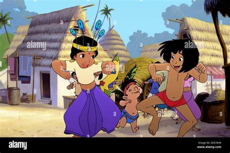 SHANTI,RANJAN,MOWGLI, THE JUNGLE BOOK 2, 2003 Stock Photo - Alamy