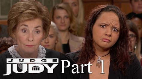 Judge Judy Thinks Woman Is Making Up Stories! | Part 1 - YouTube