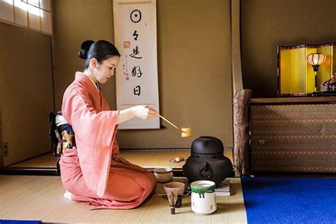 Japanese Tea Ceremony where every step and movement is carefully acted ...