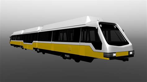 DART Light Rail 3D model | CGTrader