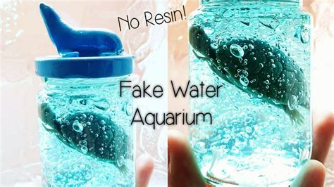 How To Make Fake Water - Artificial Aquarium DIY. Craft Hacks. Ideas to Make & Sell, Homemade ...