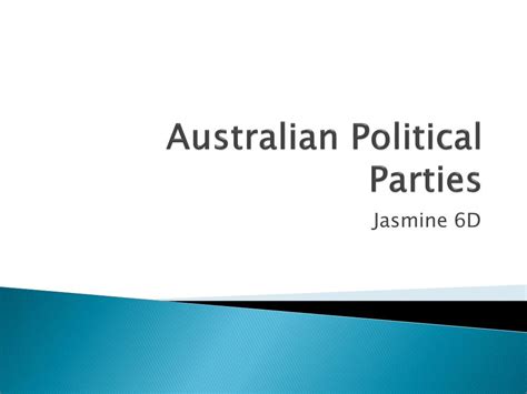 PPT - Australian Political Parties PowerPoint Presentation, free download - ID:1626978