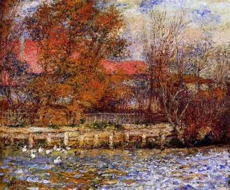 The Duck Pond, 1873 - Pierre-Auguste Renoir - WikiArt.org