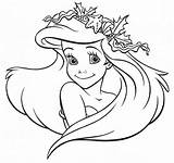 The Little Mermaid Ariel Coloring Pages sketch template