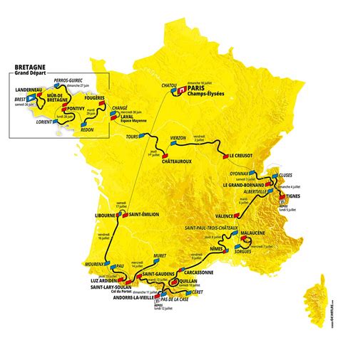 Tour de France 2021: Full schedule, stages, route, length, TV channel ...