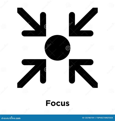 Focus Icon Vector Isolated on White Background, Logo Concept of Stock ...