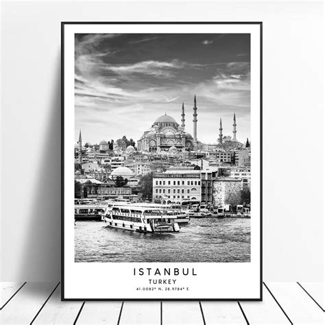 Istanbul Travel Print Istanbul Poster Istanbul Wall Art Istanbul City ...