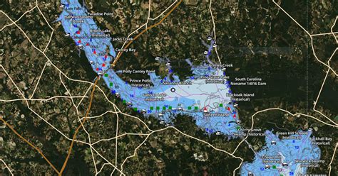 i-Boating: HD Contour maps for South Carolina Lakes