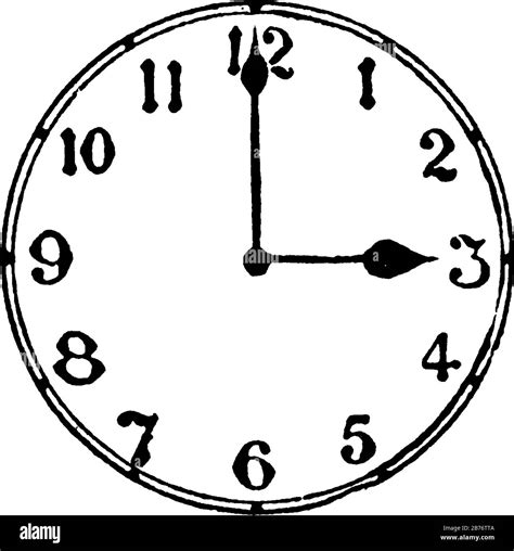 Oclock Stock Vector Images - Alamy