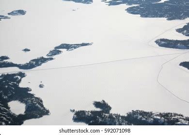 Great Slave Lake Yellowknife Canada Ice Stock Photo 592071098 | Shutterstock