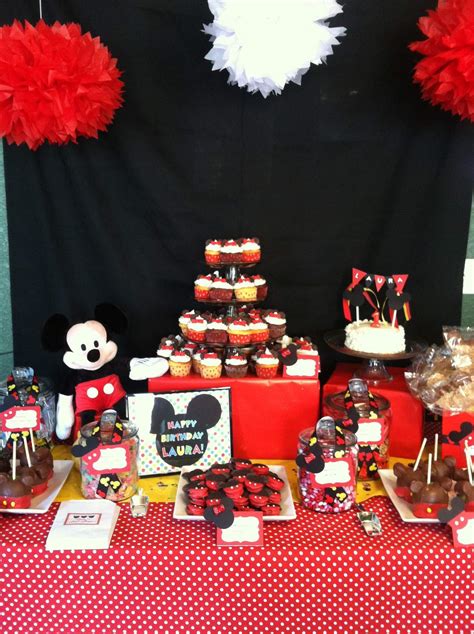 Mickey and Minnie Mouse Birthday Party Ideas | Photo 1 of 15 | Catch My Party