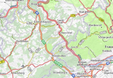 MICHELIN Boppard map - ViaMichelin