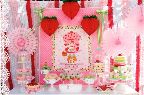 Vintage Strawberry Shortcake 1st Birthday Party | Minted and Vintage ...