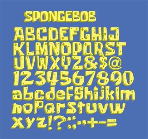 Spongebob Bikini Bottom Font