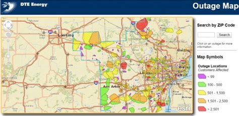 Dte Energy Outage Map Detroit