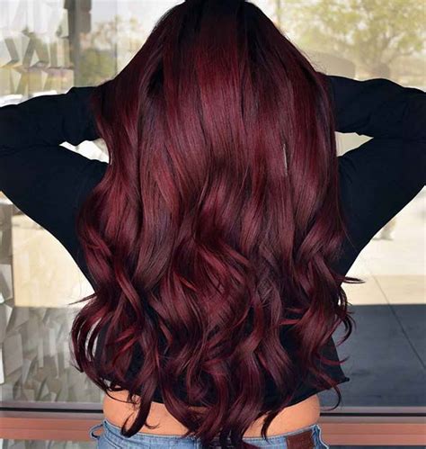 41 Amazing Dark Red Hair Color Ideas - Page 4 of 4 - StayGlam