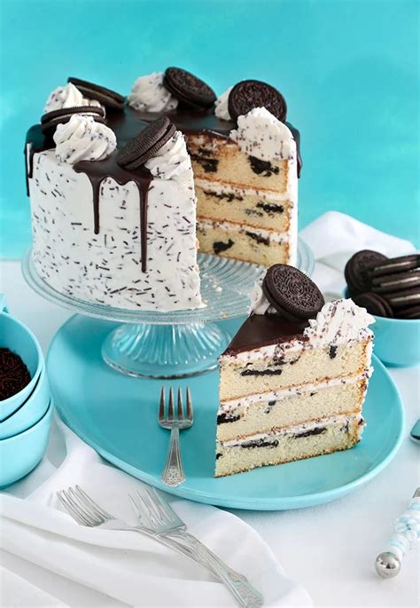 Oreo Cake - Sprinkle Bakes | Recipe in 2024 | Oreo cake, Oreo, Sour cream cake