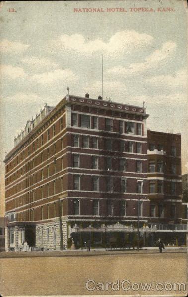 National Hotel Topeka, KS Postcard