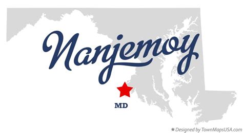 Map of Nanjemoy, MD, Maryland