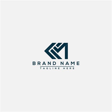 Premium Vector | Km logo design template vector graphic branding element.