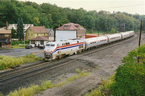 Amtrak 75 GE P42DC with Pennsylvanian in Gallitzin, PA, Au… | Flickr