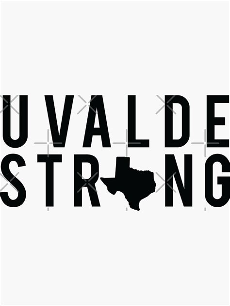 "Uvalde Strong Pray For Uvalde Texas elementary school " Sticker by VixelArt | Redbubble