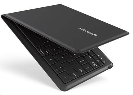 Microsoft Universal Foldable Keyboard - Dual Bluetooth Pairing and Three Operating Systems ...