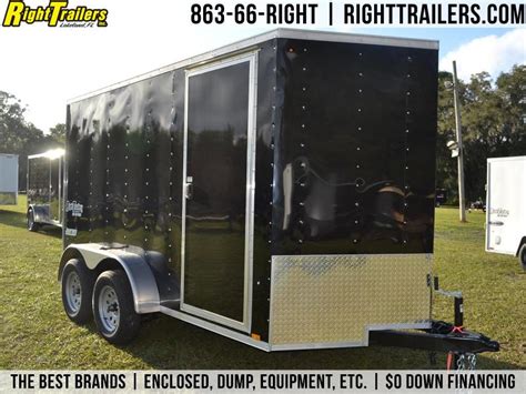 6x12 Pace American | Enclosed Trailer [Black] | Right Trailers | New And Used Cargo, Flatbed and ...