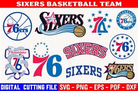 Sixers Logo Svg, National Football League Team Logos SVG Cut Files For ...