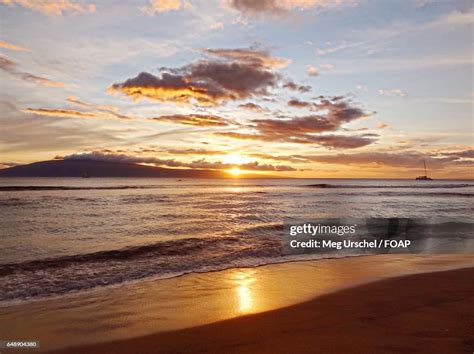 Sunset In Maui High-Res Stock Photo - Getty Images