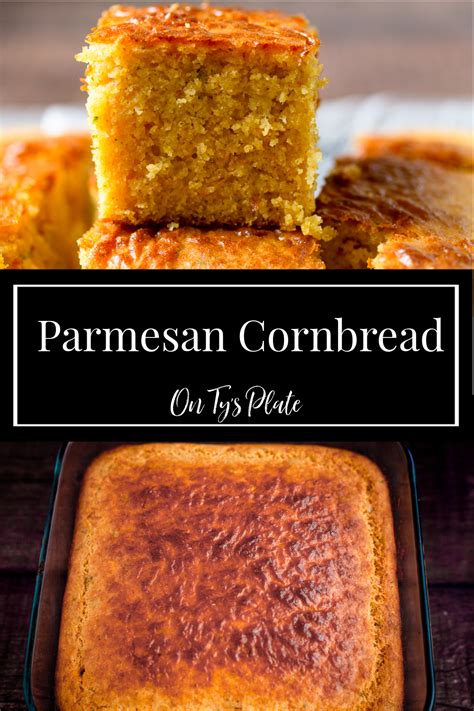 Savory Parmesan Cornbread is a cheesy twist on southern quick bread. Infused with garlic, dried ...