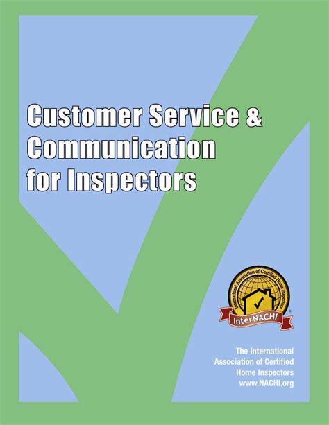 Customer Service and Communication for Inspectors PDF – Inspector Outlet