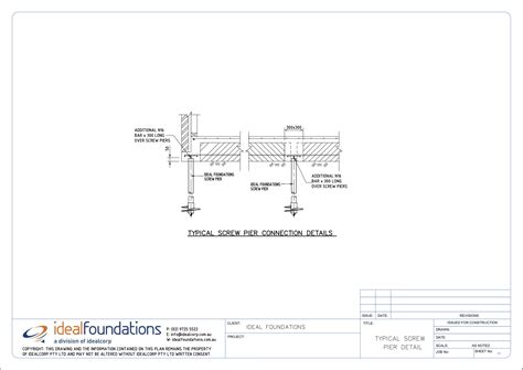 Screw Pier Technical Information - Ideal Foundations