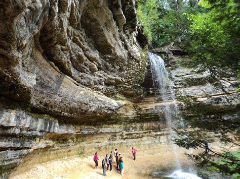 Munising Falls, MI...love this panoramic we got : ) | Michigan waterfalls, Michigan vacations ...