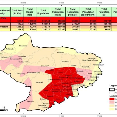 Location map of the study area on the landslide hazard zonation map of... | Download Scientific ...