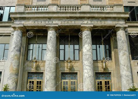 State Capitol of Alaska, Juneau Stock Photo - Image of landmark, city: 106769926