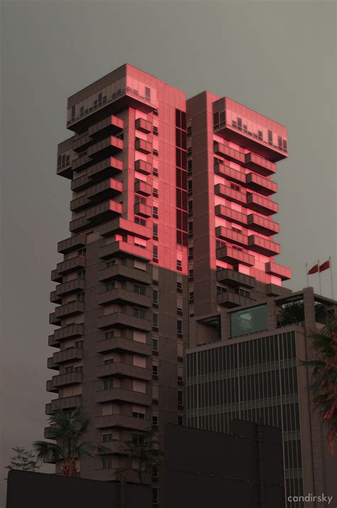 Pink tower on Behance