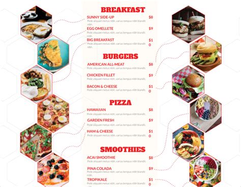 32 Free Simple Menu Templates For Restaurants, Cafes, And Parties