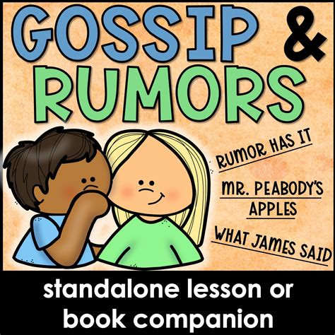 Gossip and Rumors Activity and Lesson - Shop The Responsive Counselor