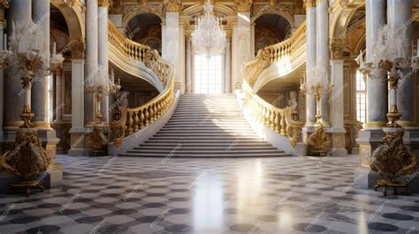 Premium AI Image | Palace of Versailles interior