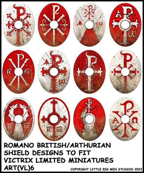 Romano British / Arthurian Shield Design 6 - Victrix Limited