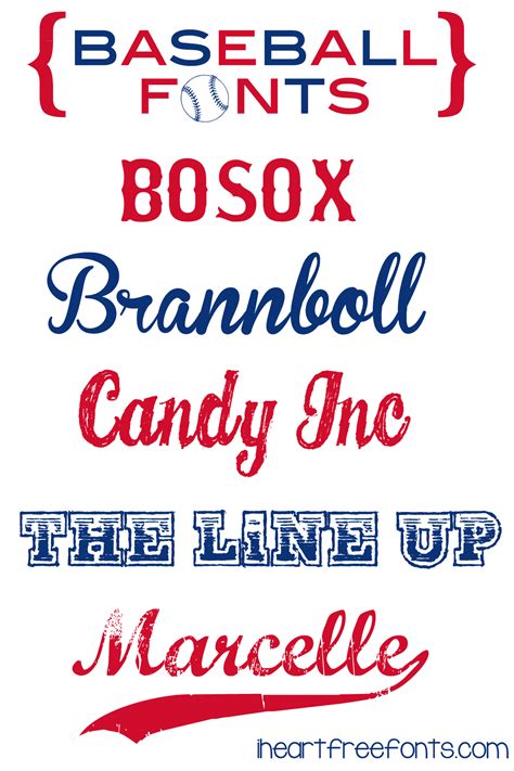 Baseball fonts | Baseball font, Scrapbook fonts, Lettering fonts