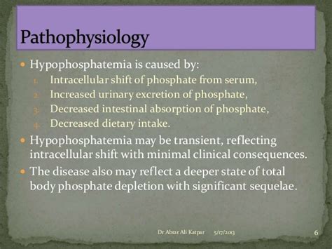 Hypophosphatemia