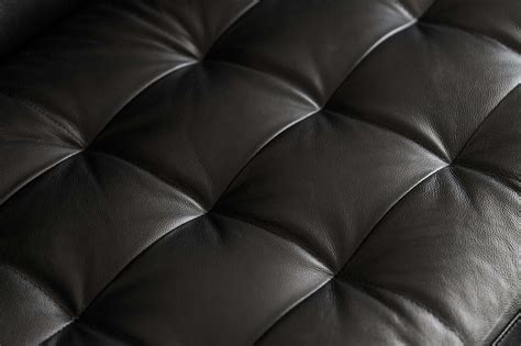 Black Leather Seat Sofa Minimalistic Background Free Stock Photo | picjumbo