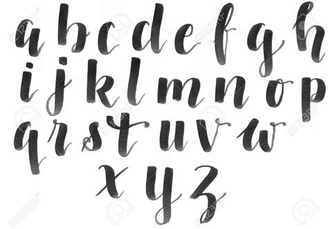 Modern Calligraphy Alphabet | Modern calligraphy alphabet, Fake ...