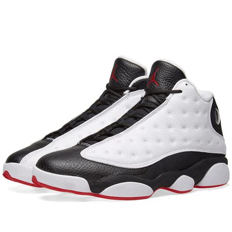 Air Jordan 13 Retro White, True Red & Black | END.