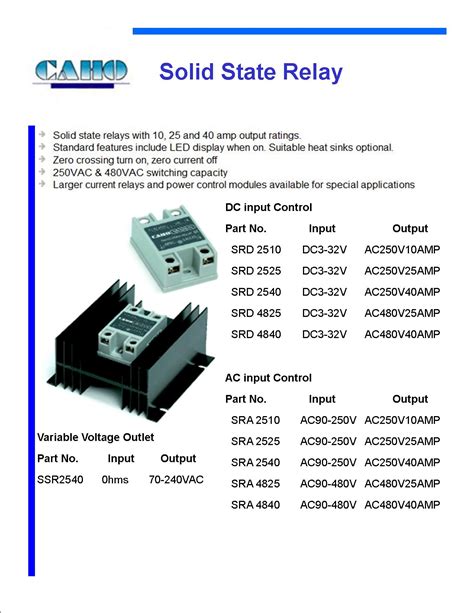 How To Wire A Solid State Relay / Solid state relay wiring instructions / Relays have many ...